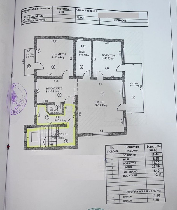 Apartament nou, 3 camere, zonă exclusivistă!!