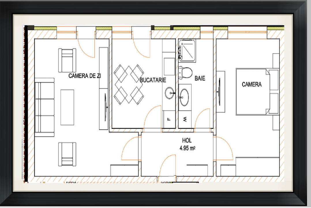 Ofertă ultimul apartament cu 2 camere intabulat în cartea Funciară!!